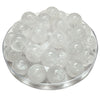 237 - Boules acryliques brillantes Quartz blanc marbré 16MM