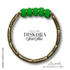 DISKORA bracelet Vert Fluo