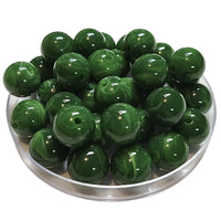 251 - Boules acryliques brillantes Agate mousse marbré 16MM