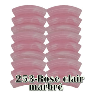 253 - Rose clair marbré 8MM