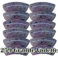 259 - Tube incurvé Granite Violette 8MM/12MM