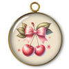 26 - Pendentif "Intemporel" -  Cerise