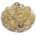 263 - Boules acryliques Glitter AB Miel 20MM