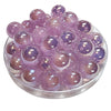 266 - Boules acryliques Glitter AB Rose clair 16MM