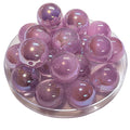266 - Boules acryliques Glitter AB Rose clair 20MM