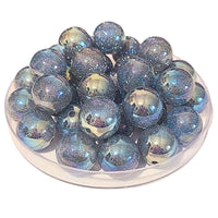 276 - Boules acryliques Glitter AB Denim 16MM