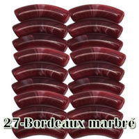 27 - Bordeaux marbré 8MM