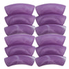 285 - Tubes incurvés Lilas marbré 12MM
