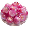 286 - Boules acryliques Oeil de chat AB - Rose 20MM