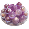 287 - Boules acryliques Oeil de chat AB - Lilas 20MM