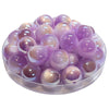 287 - Boules acryliques Oeil de chat AB - Lilas 16MM