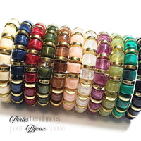 1- Cylindres 1/4 de tube - Quartz blanc 12MM