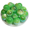 291 - Boules acryliques Oeil de chat AB - Jade 20MM