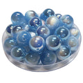 292 - Boules acryliques Oeil de chat AB - Bleu Azur 16MM