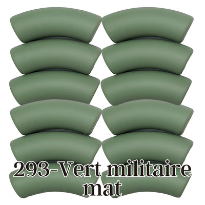 293 - Tubes incurvés Vert militaire mat 12MM
