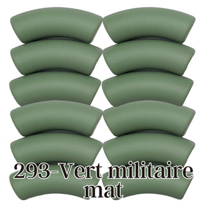 293 - Tubes incurvés Vert militaire mat 12MM
