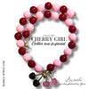 KIT collier collection CHERRY GIRL - Rose & grenat