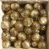 1002- Glitter doré - Perles Polaris rondes 10mm