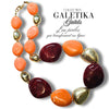 KIT collier collection GALETIKA - Orange Sanguine