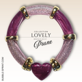 KIT bracelet collection LOVELY - Prune