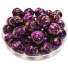315 - Boules acryliques Effet Murano - Violet 16MM
