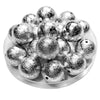 Boules brossées en CCB, Réf CCB64 - Argent 20MM