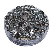Cylindre séparateur épais, Argent 12mm Réf CCB47
