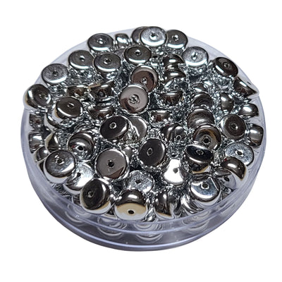 Cylindre séparateur épais, Argent 12mm Réf CCB47