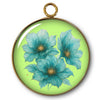 8 - Pendentif "Intemporel" -  Fleur