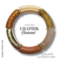 GRAPHIC Bracelet Caramel