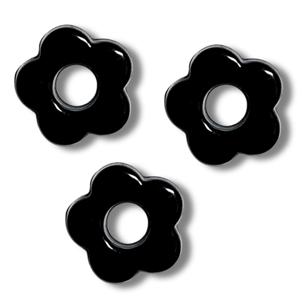 33- Fleur BABY Noir - 20mm