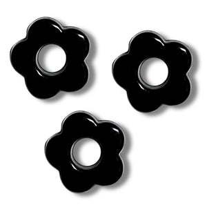 33- Fleur BABY Noir - 20mm