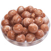 363 - Boules acryliques brillantes Pêche marbré 16MM