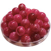 366 - Boules acryliques brillantes Fuchsia marbré 16MM