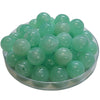 372 - Boules acryliques brillantes Jade marbré 16MM