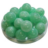372 - Boules acryliques brillantes Jade marbré 20MM
