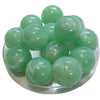 372 - Boules acryliques brillantes Jade marbré 24MM