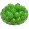 373 - Boules acryliques brillantes Vert Prairie marbré 16MM