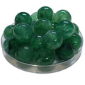 374 - Boules acryliques brillantes Vert Gazon marbré 20MM