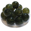 376 - Boules acryliques brillantes Militaire marbré 24MM