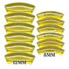 381 - Tubes incurvés Citron AB 8MM/12MM