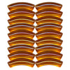 383 - Tubes incurvés Orange foncé AB 8MM/12MM