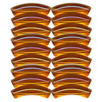 383 - Tubes incurvés Orange foncé AB 8MM/12MM