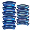 388 - Tubes incurvés Bleu AB 8MM/12MM