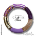 GRAPHIC Bracelet Plum