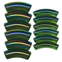 390 - Tubes incurvés Vert foncé AB 8MM/12MM