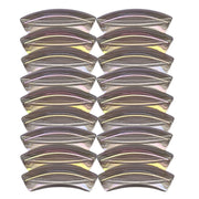 391 - Tubes incurvés Gris parme AB 8MM/12MM