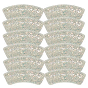 393- Tubes incurvés Glitter  Écailles de Nacre 12MM