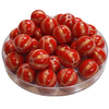 415 - Boules acryliques Rayées Irisées - Cerise 16MM