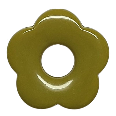 39- Fleur Capucine Vert olive- 27mm